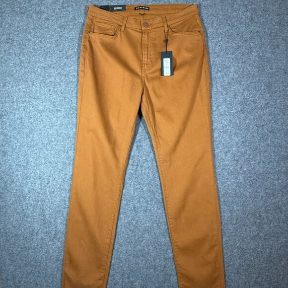 Monfrere Other - Monfrere Mens Brando Chino Pants Toffee Brown Sz 38x36 Stretch Slim Comfy NWT